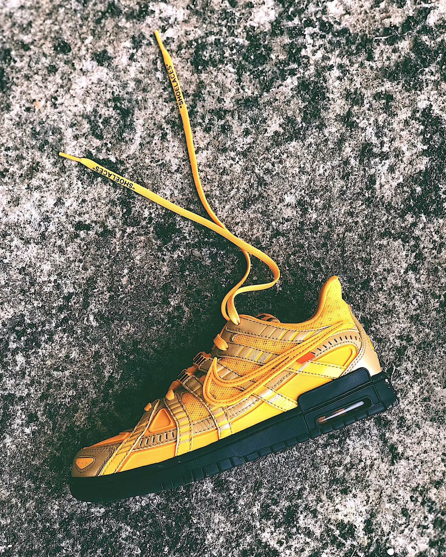 OFF-WHITE x Nike Air Rubber Dunk Yellow Black